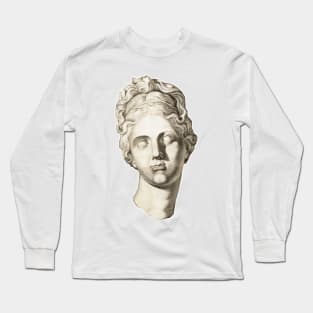 Venus statue head of classical Greek woman Long Sleeve T-Shirt